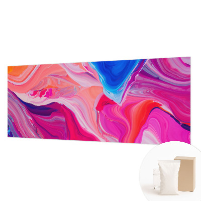 Large wall mural wallpaper with a liquid waves design