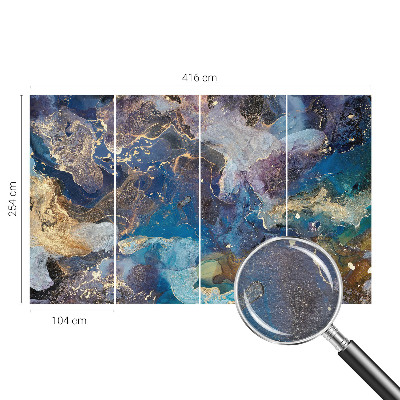 Custom size wall mural Cosmic mosaic