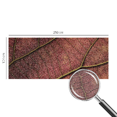 Modern wall mural with a leafy texture