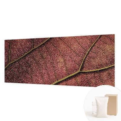 Modern wall mural with a leafy texture