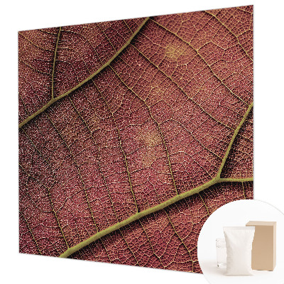 Modern wall mural with a leafy texture