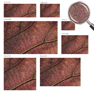 Modern wall mural with a leafy texture