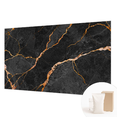 Modern wall mural for bedroom with marble vein pattern