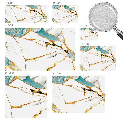 Modern wall mural for living room with an elegant marble pattern