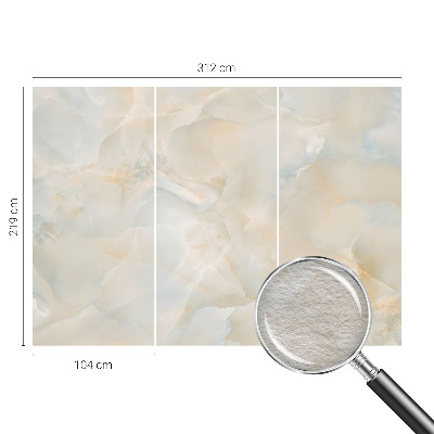 Decorative wall mural for living room with a subtle abstract design