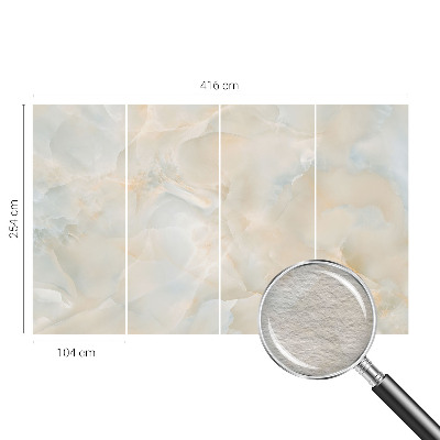 Decorative wall mural for living room with a subtle abstract design
