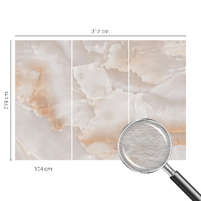 Wall mural with a stone pattern