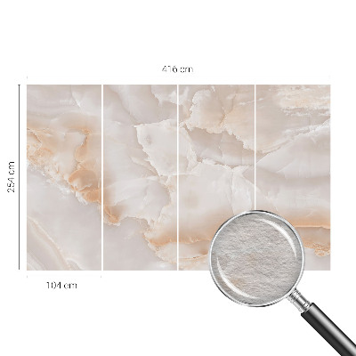 Wall mural with a stone pattern
