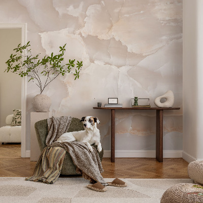 Wall mural with a stone pattern