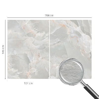 Non-woven photo wallpaper with a marble texture
