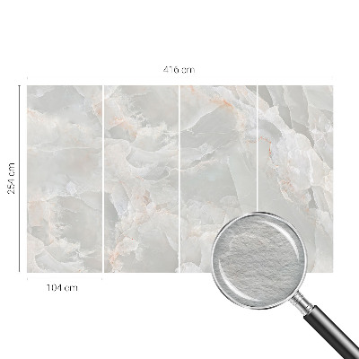Non-woven photo wallpaper with a marble texture
