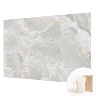 Non-woven photo wallpaper with a marble texture