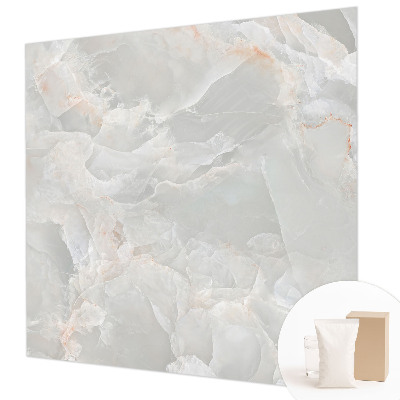 Non-woven photo wallpaper with a marble texture