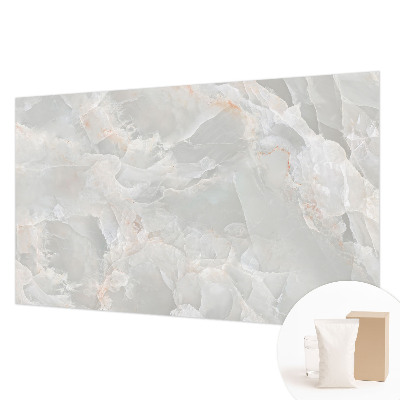 Non-woven photo wallpaper with a marble texture