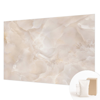 Wallpaper mural with a delicate marble pattern