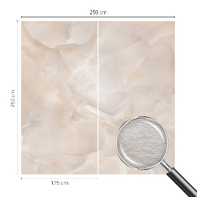 Wallpaper mural with a delicate marble pattern