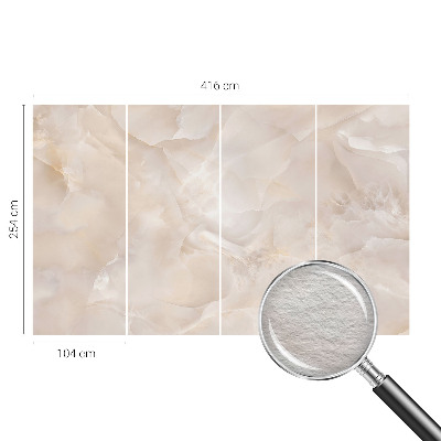 Wallpaper mural with a delicate marble pattern