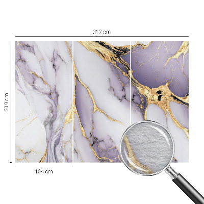 Photo wallpaper with an abstract marble pattern