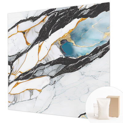 Photo wall mural with an elegant marble design