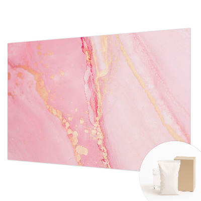 Wall mural for bedroom with a pastel abstract design