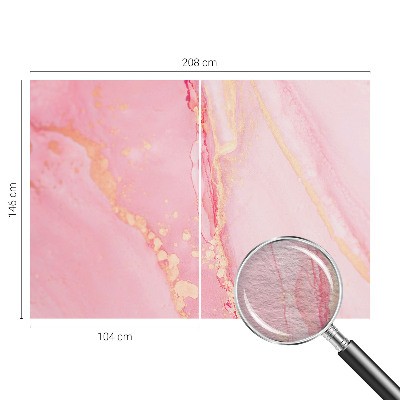 Wall mural for bedroom with a pastel abstract design