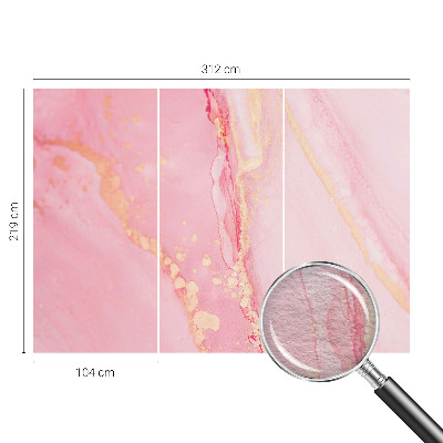 Wall mural for bedroom with a pastel abstract design