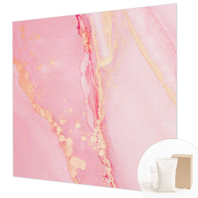 Wall mural for bedroom with a pastel abstract design