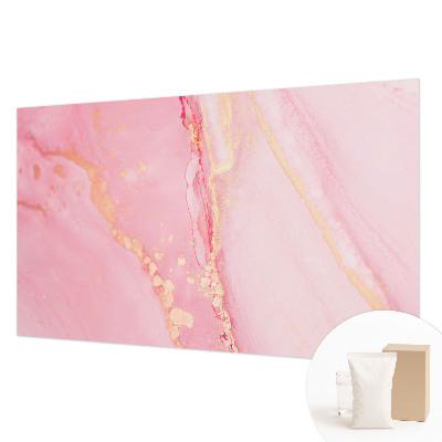 Wall mural for bedroom with a pastel abstract design