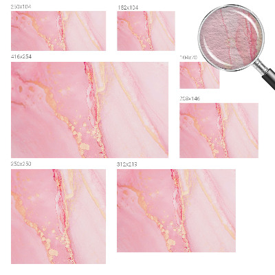 Wall mural for bedroom with a pastel abstract design