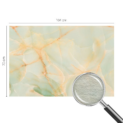Wall mural for living room with a marble-inspired elegant design