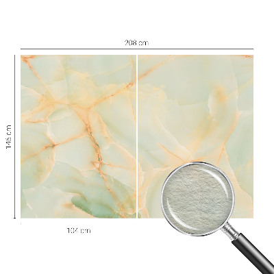 Wall mural for living room with a marble-inspired elegant design