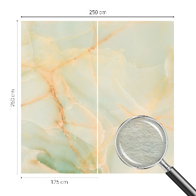 Wall mural for living room with a marble-inspired elegant design
