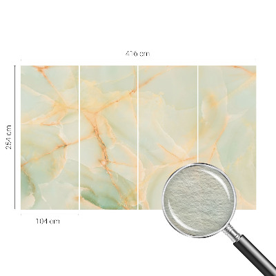 Wall mural for living room with a marble-inspired elegant design