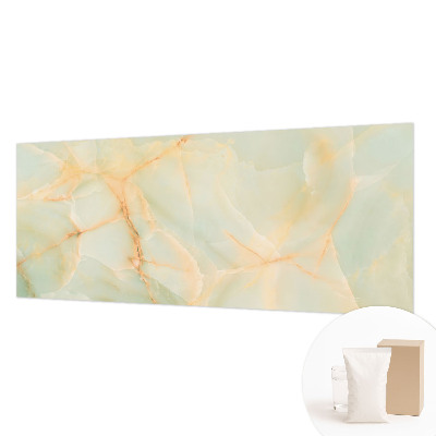 Wall mural for living room with a marble-inspired elegant design