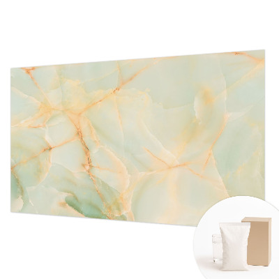 Wall mural for living room with a marble-inspired elegant design