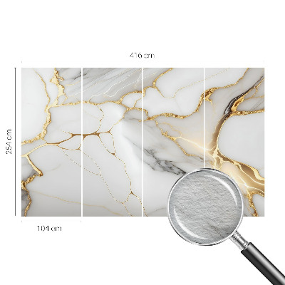Bedroom wall mural wallpaper with a marble elegancе design