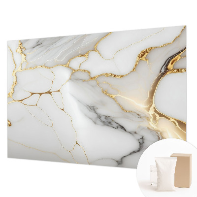 Bedroom wall mural wallpaper with a marble elegancе design