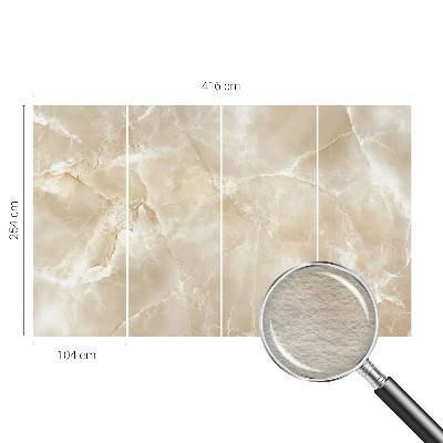 Wallpaper mural for living room with a natural stone design