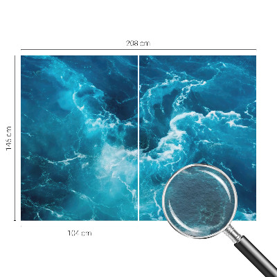 Large wallpaper mural Sea eddies