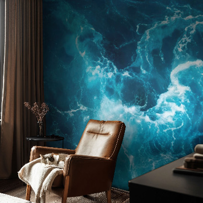 Large wallpaper mural Sea eddies