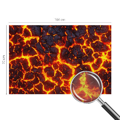 Large wall mural wallpaper Strong magma