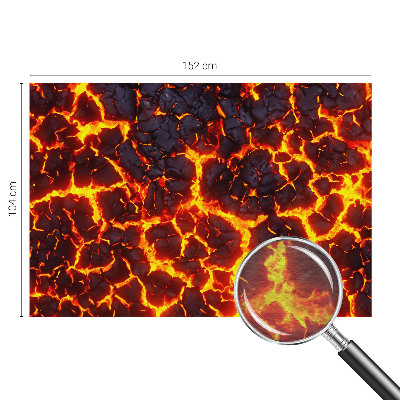 Large wall mural wallpaper with a strong magma design