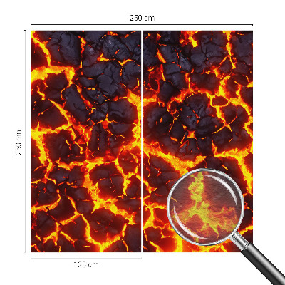 Large wall mural wallpaper Strong magma