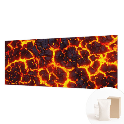 Large wall mural wallpaper with a strong magma design