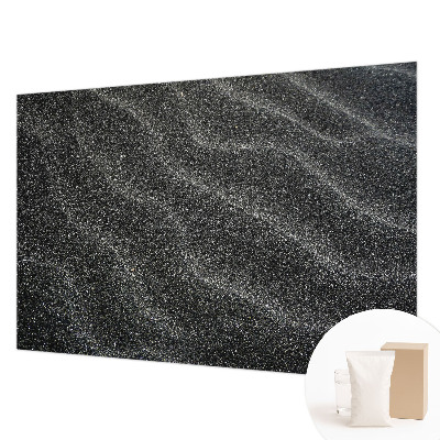 Custom size wall mural with a sand waves design