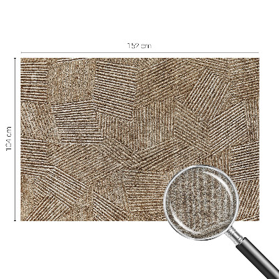High quality photo wallpaper with a structural lines pattern