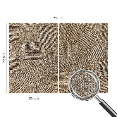 High quality photo wallpaper with a structural lines pattern