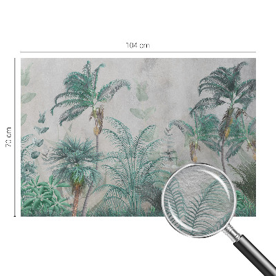 Modern wall mural for living room Exotic oasis