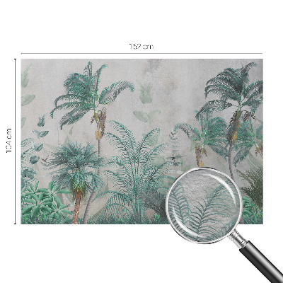 Modern wall mural for living room Exotic oasis