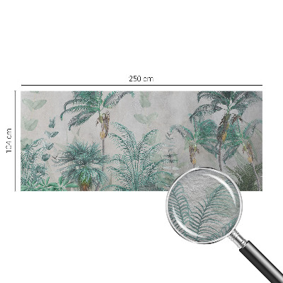 Modern wall mural for living room with an exotic oasis design